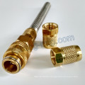 CNC Turning Machining Brass Bolt Union Nut for Gas Connector